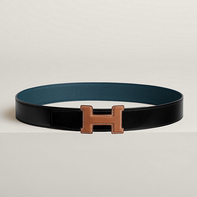 Constance Heritage belt buckle & Reversible leather strap 38 mm