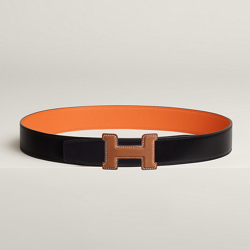 Constance Heritage belt buckle & Reversible leather strap 38 mm