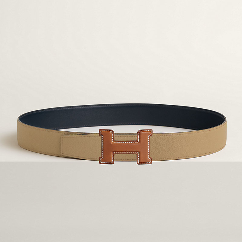 Constance Heritage belt buckle & Reversible leather strap 38 mm