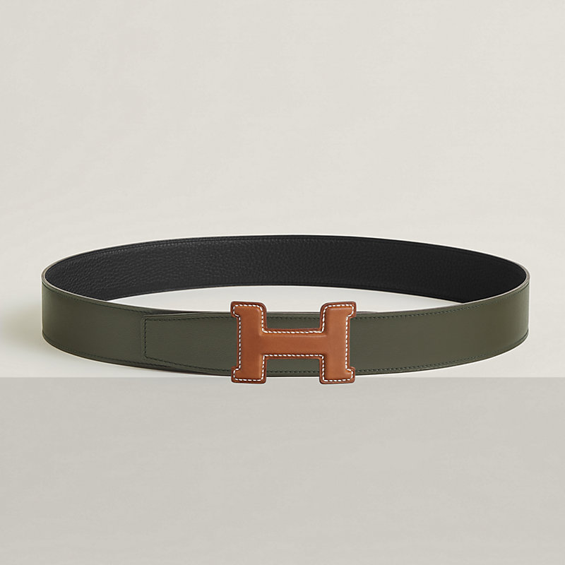 Constance Heritage belt buckle & Reversible leather strap 38 mm