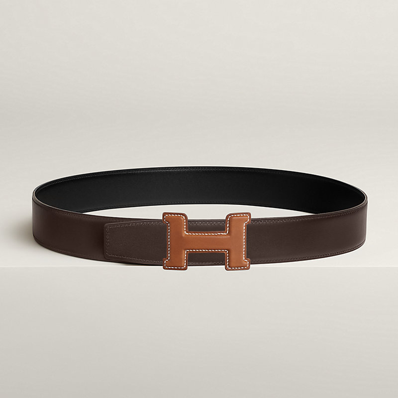 Constance Heritage belt buckle & Reversible leather strap 38 mm