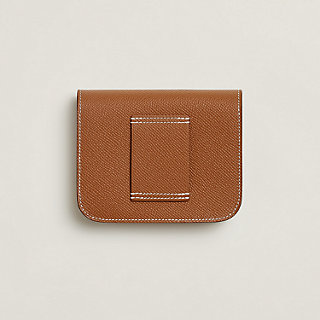 HERMES 上品 ミニ財布 コンパクト 本革 H ロゴ Constance Slim Constance Slim wallet | Hermès USA