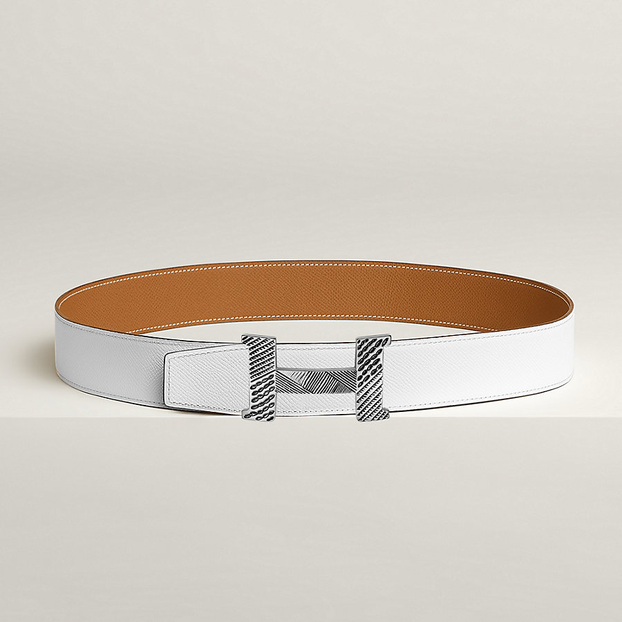 Constance Touareg belt buckle & Reversible leather strap 38 mm