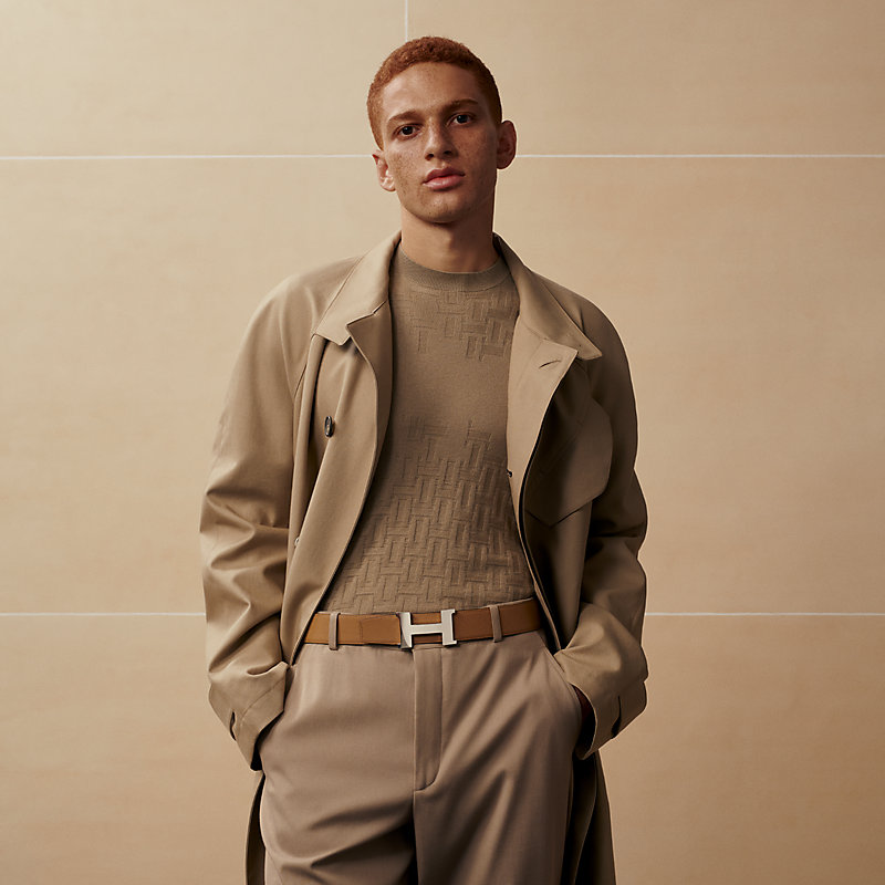 Constance 皮带扣 & “训练”双面皮腰带38毫米