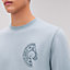 View: Worn, Crewneck sweater with Clou de Selle detail