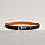 Croisiere belt buckle & Hermès sur Mer reversible leather strap 24 mm, view 1 of 3