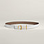 Croisiere belt buckle & Reversible leather strap 24 mm, view 2 of 3