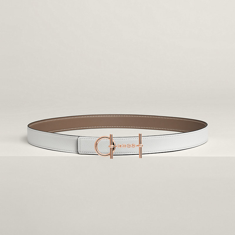 Croisiere belt buckle & Reversible leather strap 24 mm