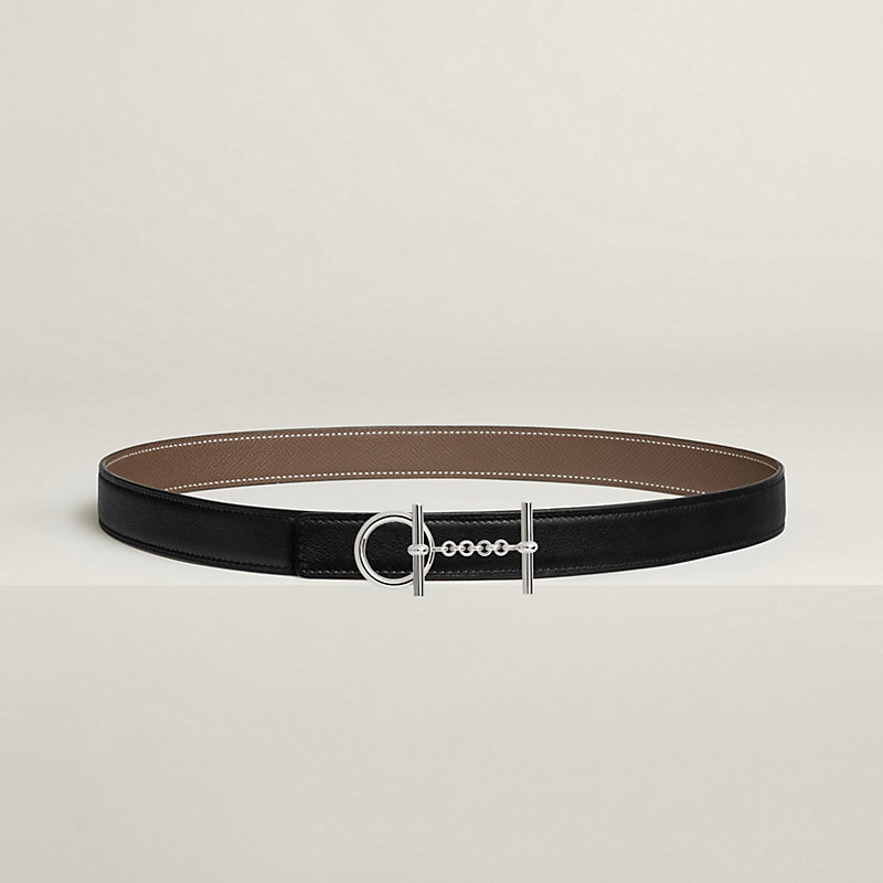 Croisiere belt buckle & Reversible leather strap 24 mm