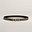 Croisiere belt buckle & Reversible leather strap 24 mm, view 2 of 3
