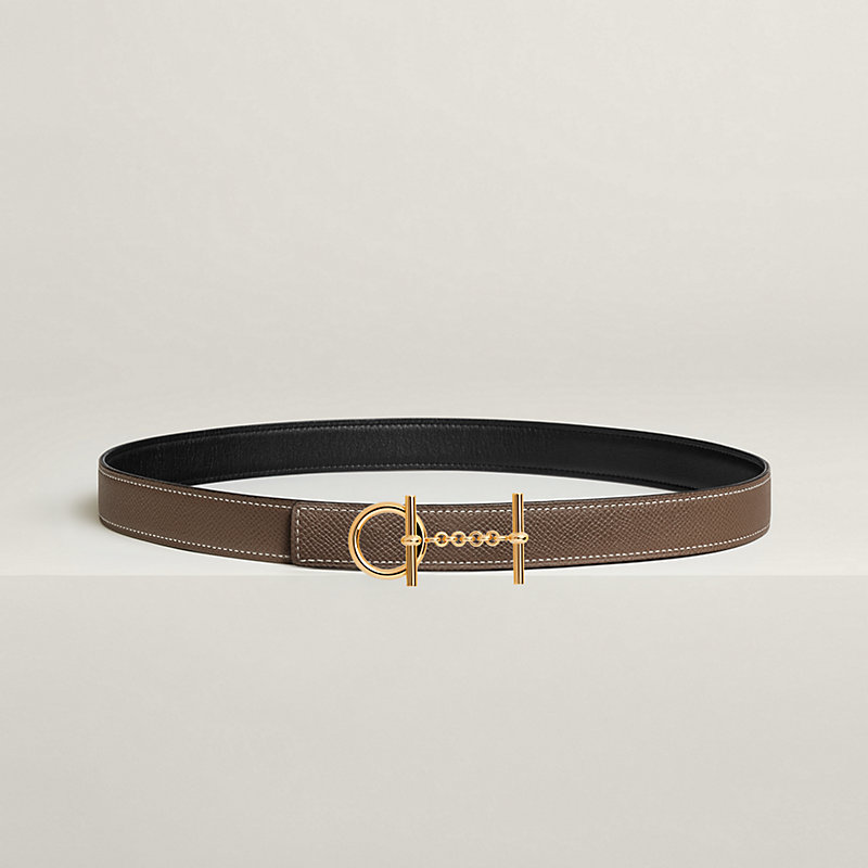 Croisiere belt buckle & Reversible leather strap 24 mm