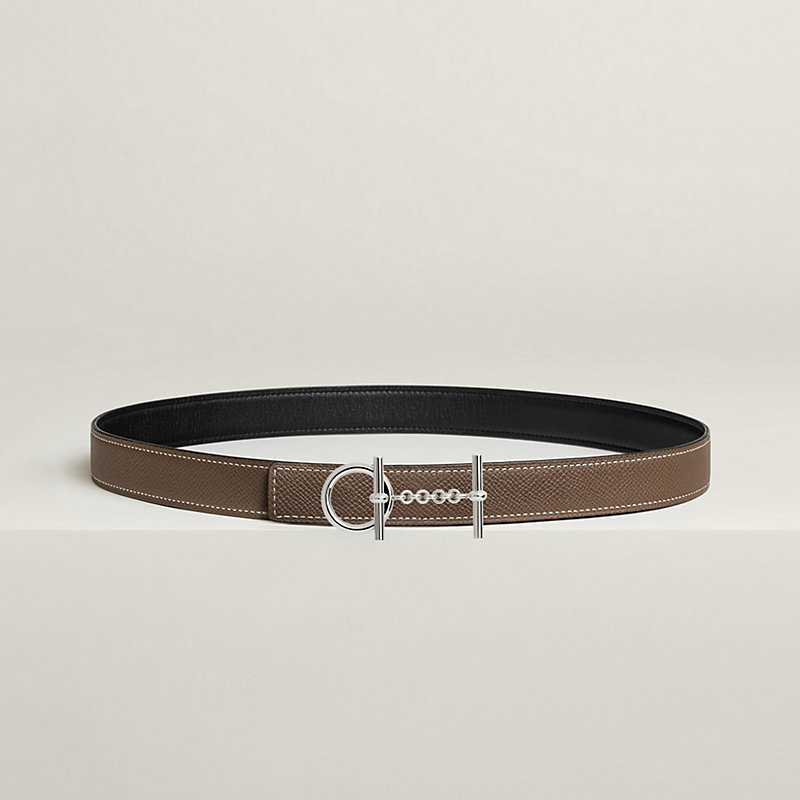 Croisiere belt buckle & Reversible leather strap 24 mm