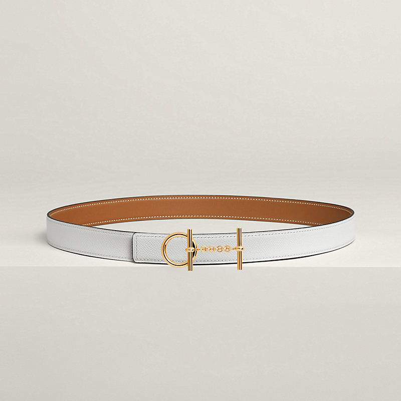 Croisiere belt buckle & Reversible leather strap 24 mm