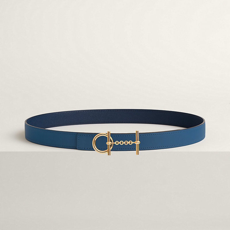 Croisiere belt buckle & Reversible leather strap 24 mm