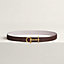 Croisiere belt buckle & Reversible leather strap 24 mm, view 1 of 3