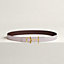 Croisiere belt buckle & Reversible leather strap 24 mm, view 2 of 3