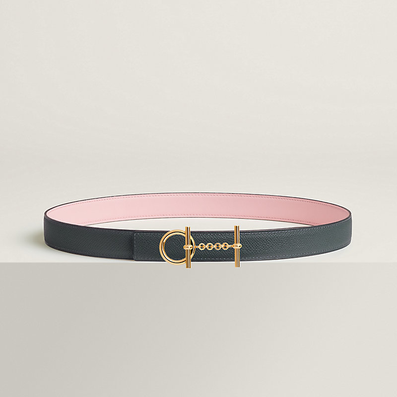 Croisiere belt buckle & Reversible leather strap 24 mm