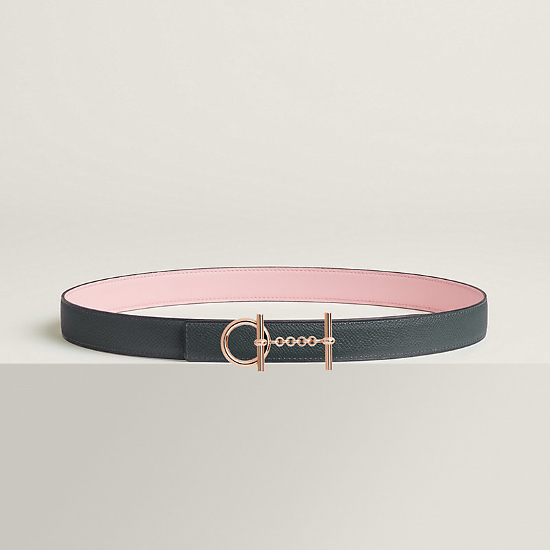 Croisiere belt buckle & Reversible leather strap 24 mm