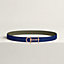 Croisiere belt buckle & Reversible leather strap 24 mm, view 2 of 3