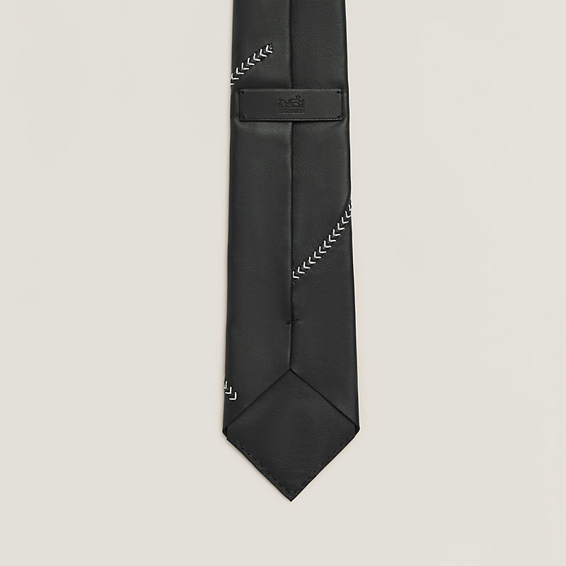 Cuir Baseball tie