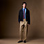 Dancing H tie 7&nbsp;cm, View: Worn, worn, view 2 of 2