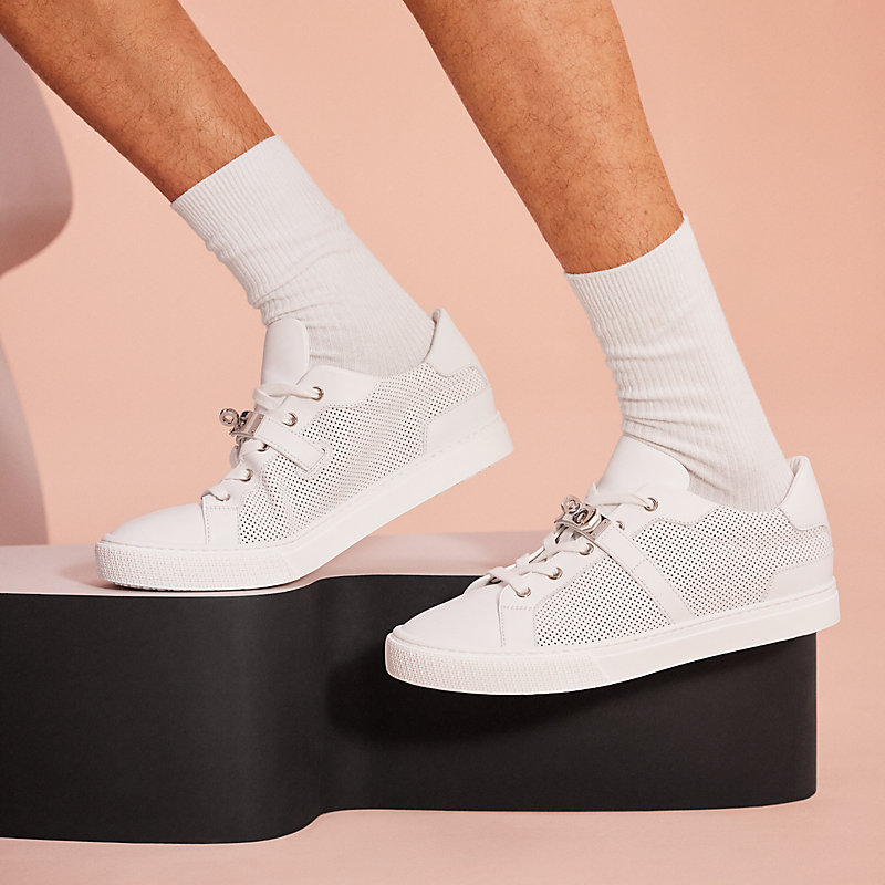 hermes day sneaker white