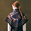 Derby 2000 Exceptional embroidered scarf 90, View: Worn, worn, view 1 of 3