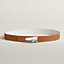 View: , Destrier belt buckle & Reversible leather strap 32 mm