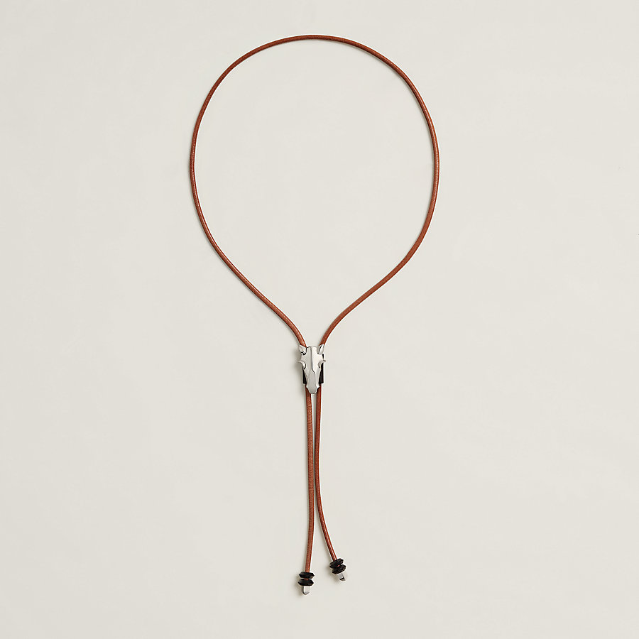 Destrier bolo tie necklace