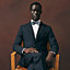 Deux Par Deux bow tie, View: Worn, worn, view 2 of 2
