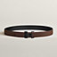 Dive So Black belt buckle & Reversible leather strap 32&nbsp;mm, View: , view 2 of 2