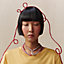 View: Worn, Double 8 Bride necklace