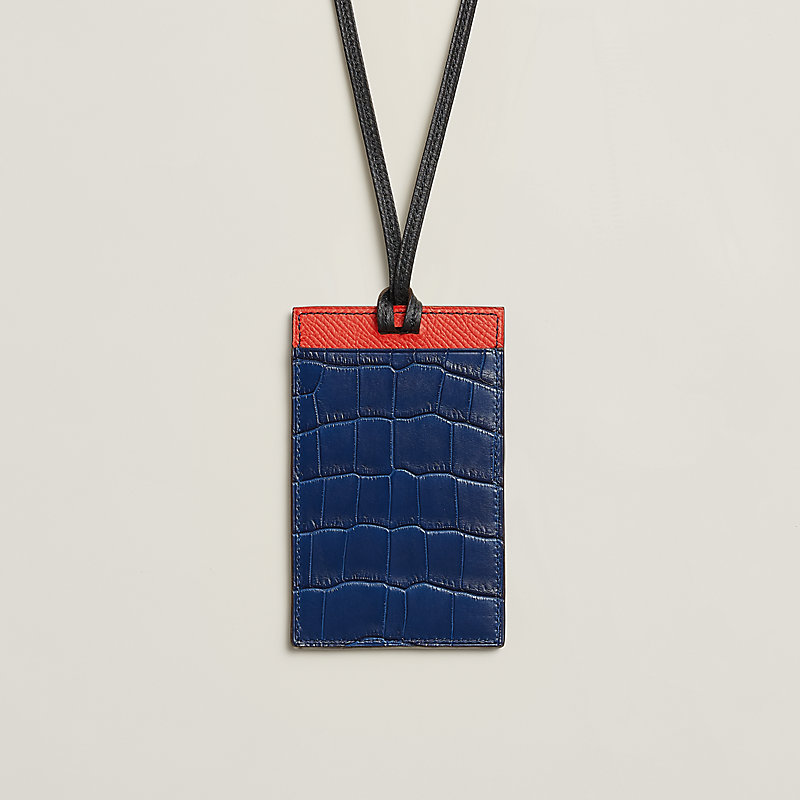 Double face card holder