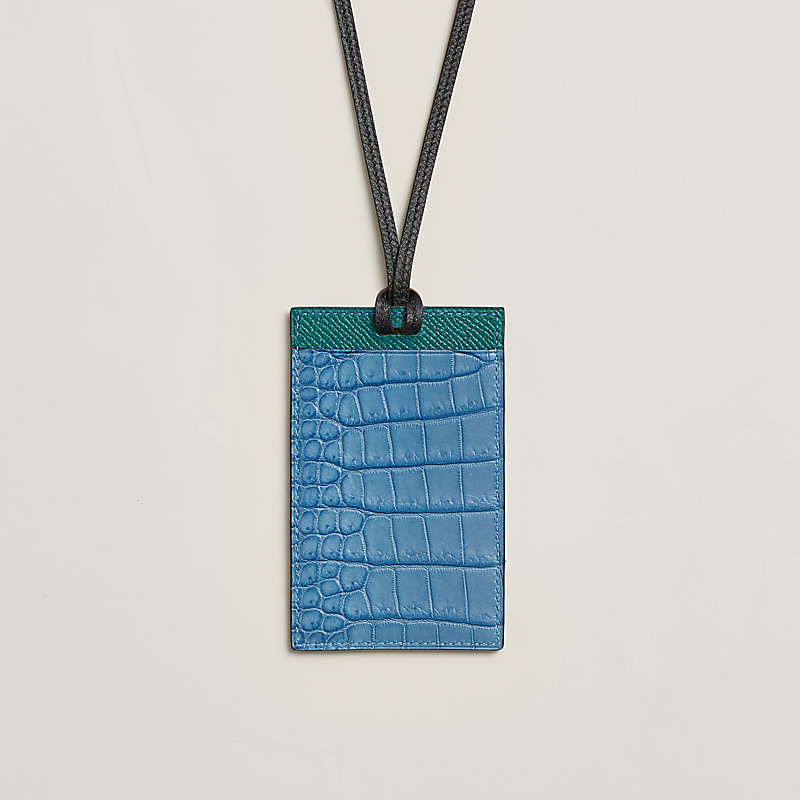 Double face card holder