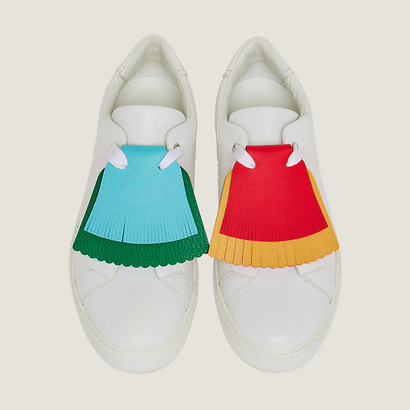 Double-fringe shoe accessory