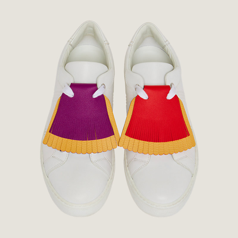 Double-fringe shoe accessory
