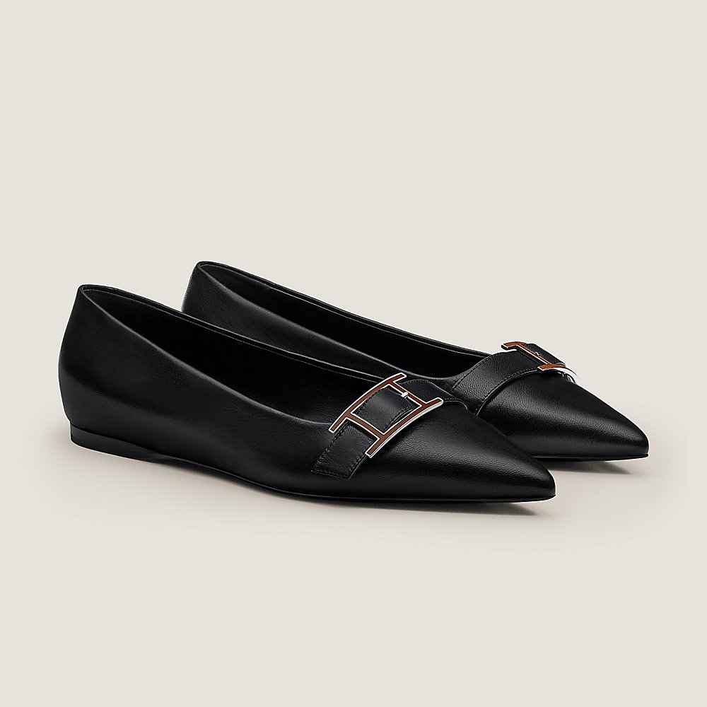 hermes ballerina flats