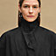 View: Worn, Draped collar shirt
