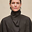 View: Worn, Draped collar shirt