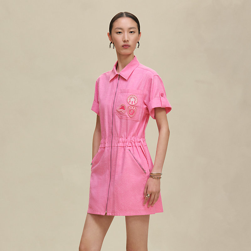 Drawstring minidress