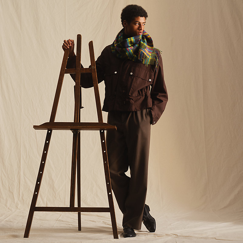 Echec au Roi Tartan scarf