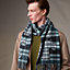 View: Worn, Echec au Roi Tartan scarf
