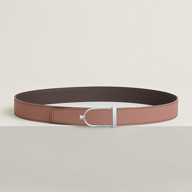 Ecrin belt buckle & Reversible leather strap 32 mm