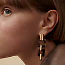 View: Worn, Ecuyere earrings, small model