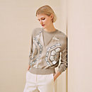 View: Worn, "Effet Kaleidoscope" long-sleeve twillaine sweater