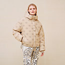 View: Worn, "Effet Kaleidoscope" reversible short puffer coat