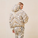 View: Worn, "Effet Kaleidoscope" reversible short puffer coat