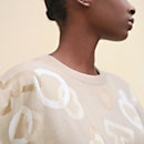 View: Worn, "Effet Kaleidoscope" short-sleeve sweater