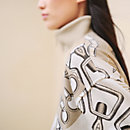 View: Worn, "Effet Kaleidoscope" zipped jacket