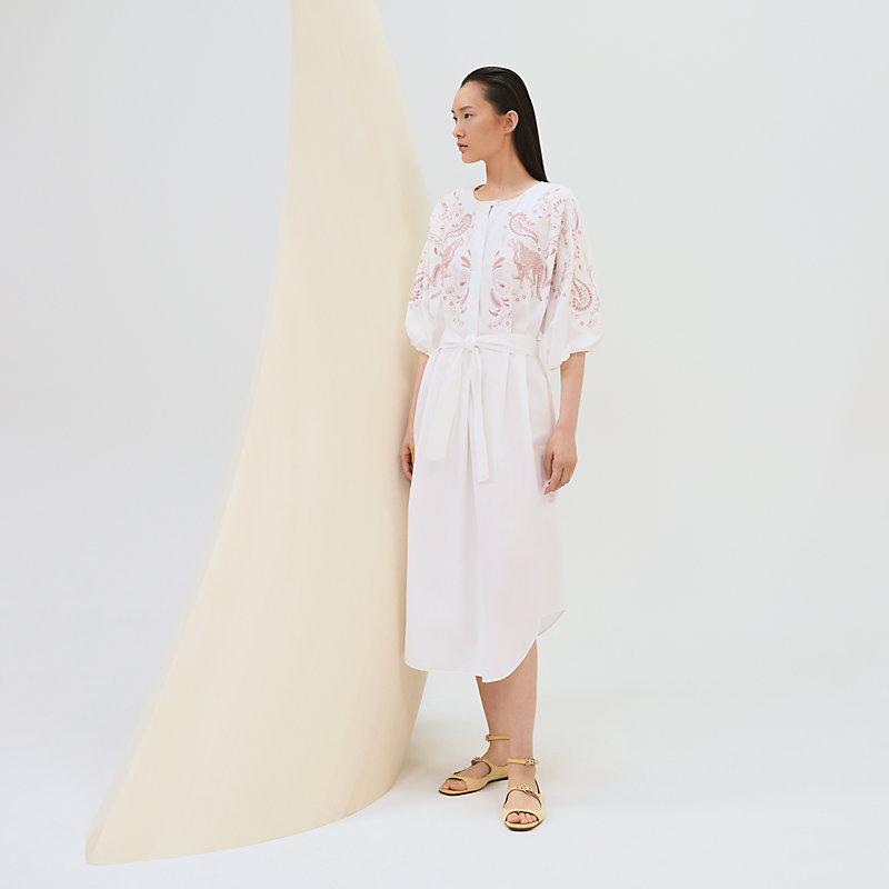 Embroidered beach dress